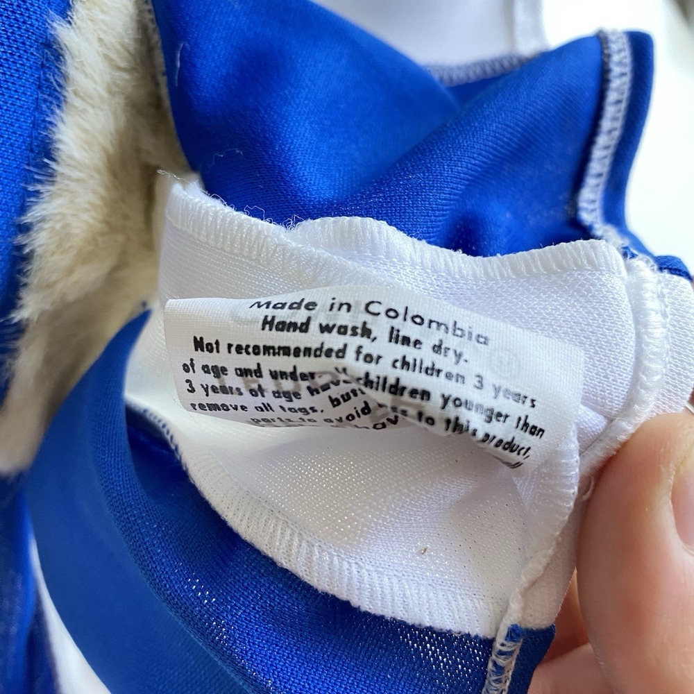 Vermont Teddy Bear Soft Plush "Kristen" Cheerleader Outfit Jointed 17" Blue - Picture 4 of 7